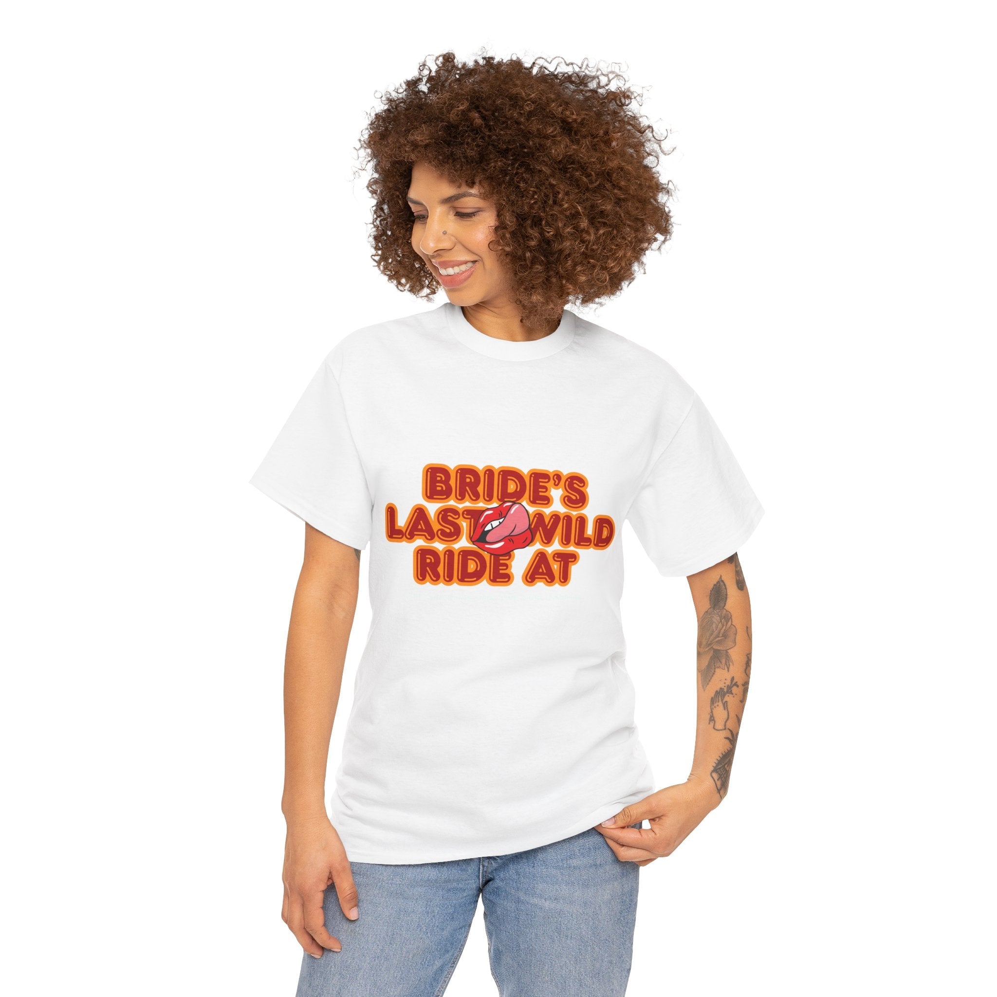 Bride's Last Wild Ride Unisex Heavy Cotton Tee - The Chocolate Men UK