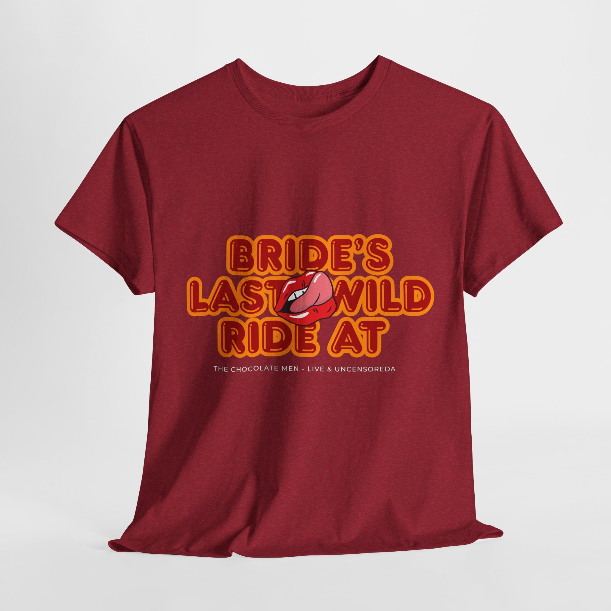 Bride's Last Wild Ride Unisex Heavy Cotton Tee - The Chocolate Men UK