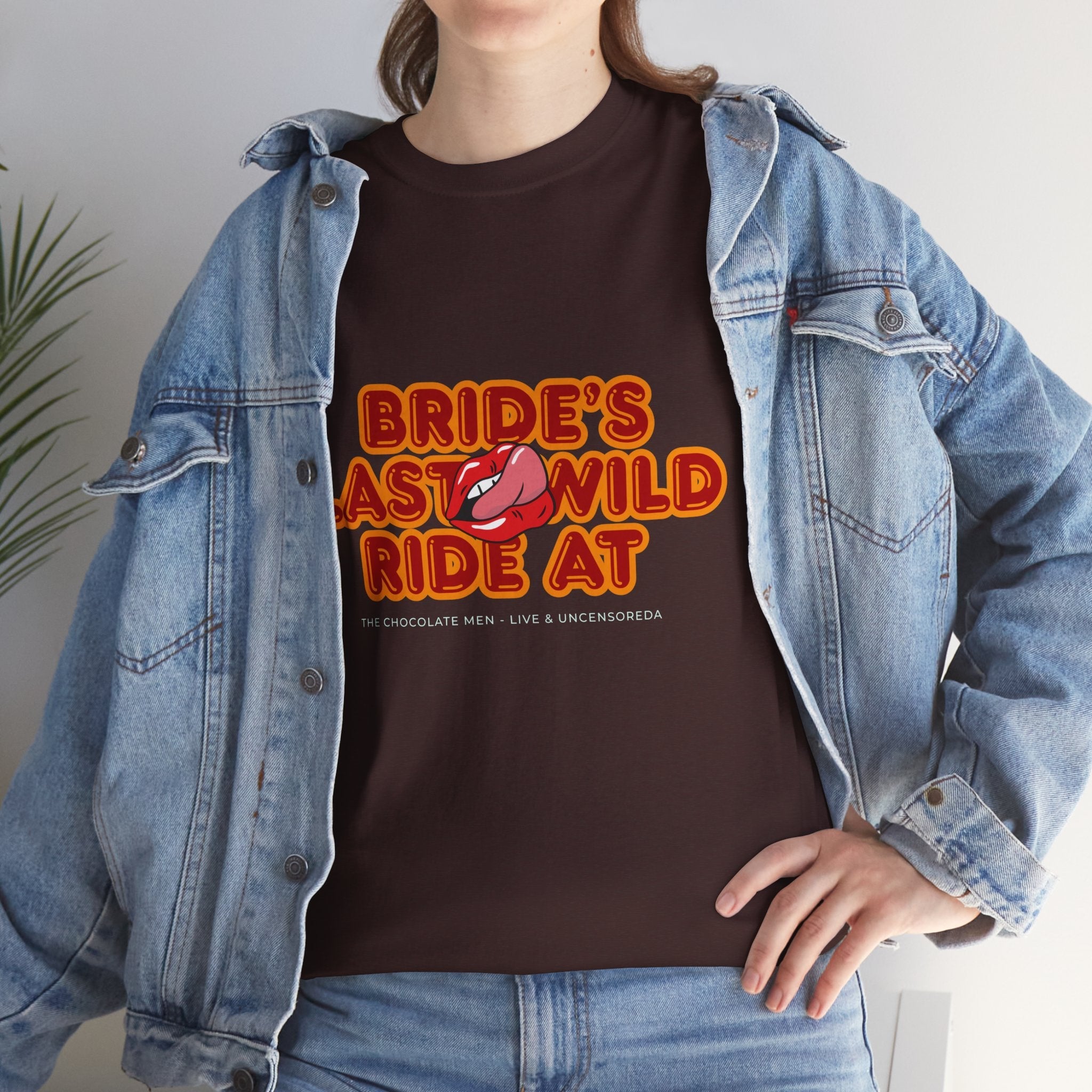 Bride's Last Wild Ride Unisex Heavy Cotton Tee - The Chocolate Men UK