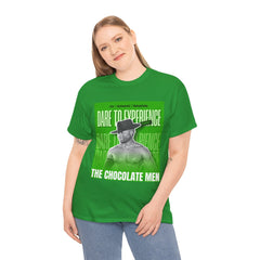 Dare to Experience Unisex Heavy Cotton Tee - The Chocolate Men Graphic Tee - The Chocolate Men UK
