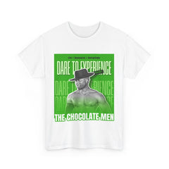 Dare to Experience Unisex Heavy Cotton Tee - The Chocolate Men Graphic Tee - The Chocolate Men UK