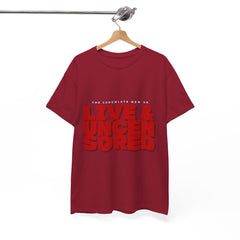 Live & Uncensored Unisex Heavy Cotton Tee - Bold Statement Shirt - The Chocolate Men UK