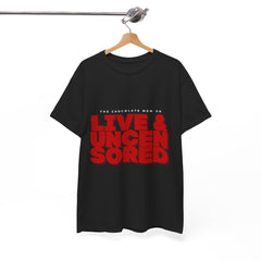 Live & Uncensored Unisex Heavy Cotton Tee - Bold Statement Shirt - The Chocolate Men UK