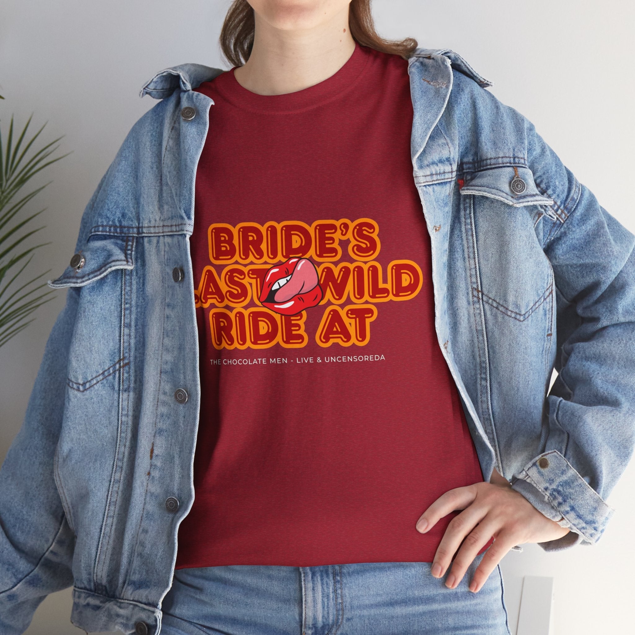 Bride's Last Wild Ride Unisex Heavy Cotton Tee - The Chocolate Men UK
