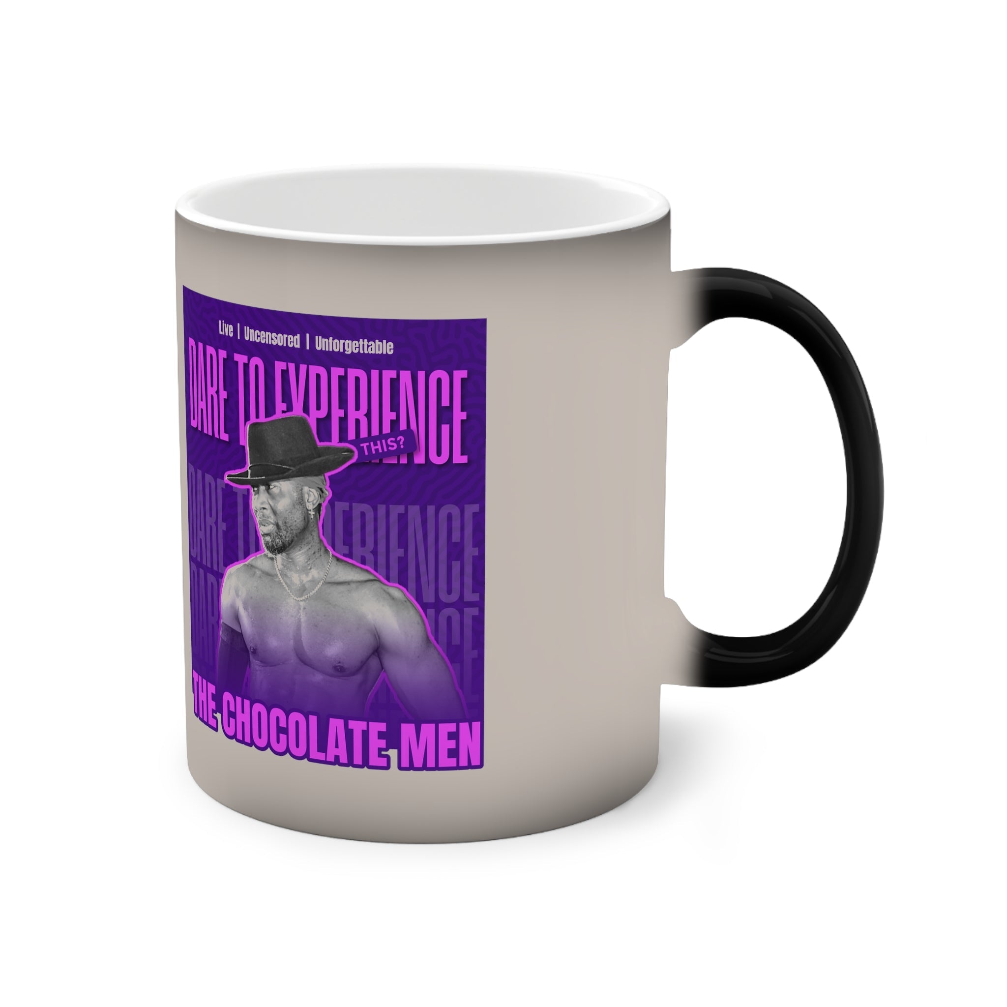 Dare to Experience Color - Changing Mug - The Chocolate Men 11oz - The Chocolate Men UK