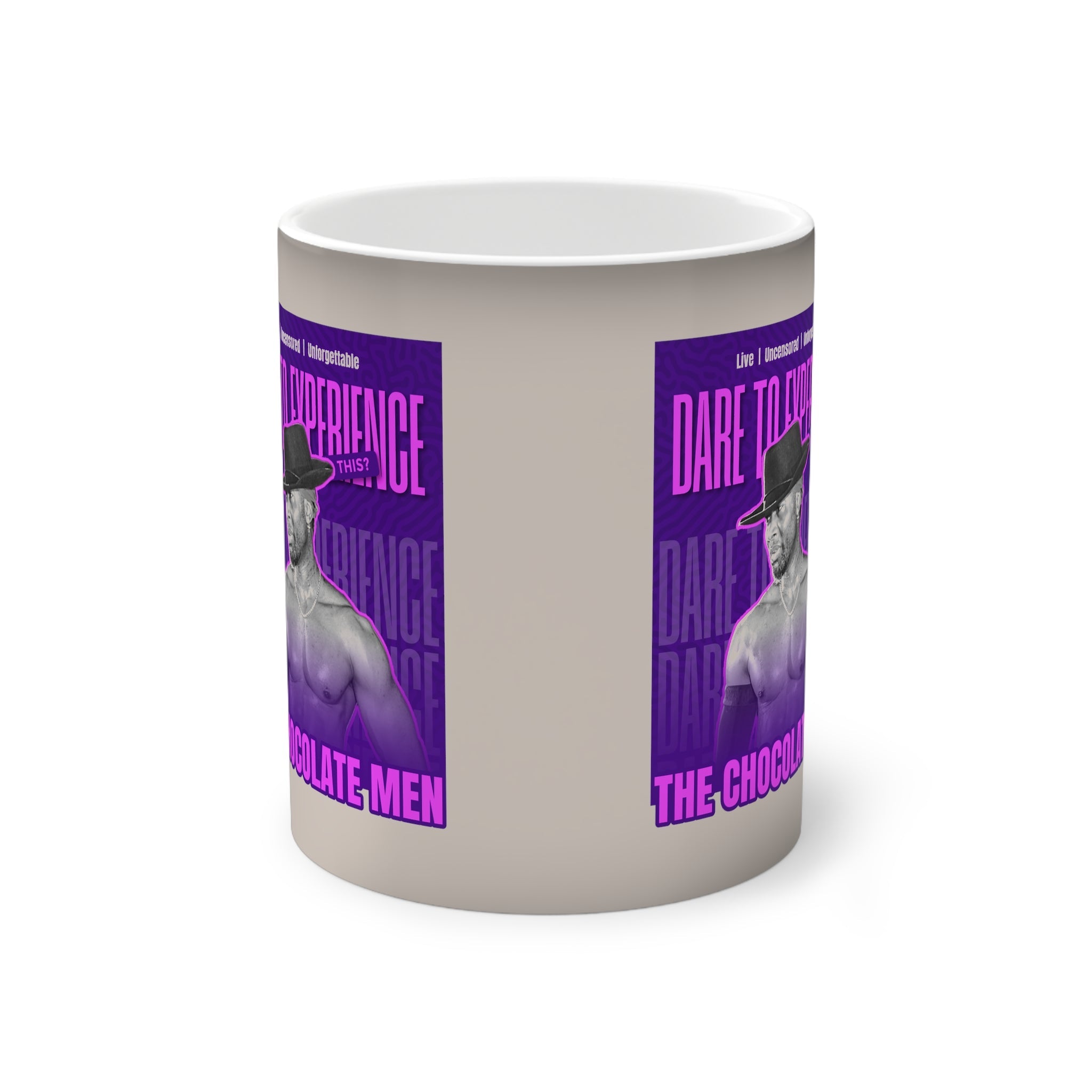 Dare to Experience Color - Changing Mug - The Chocolate Men 11oz - The Chocolate Men UK