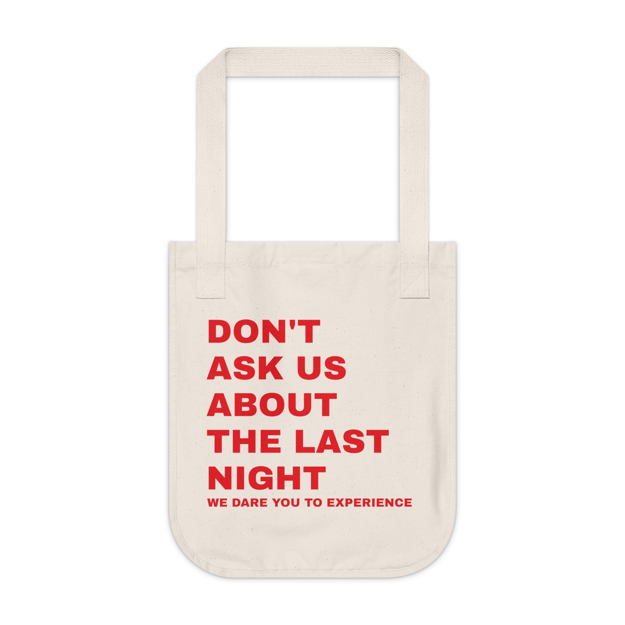 The Bride's Bad Decisions Team Organic Canvas Tote Bag - The Chocolate Men UK