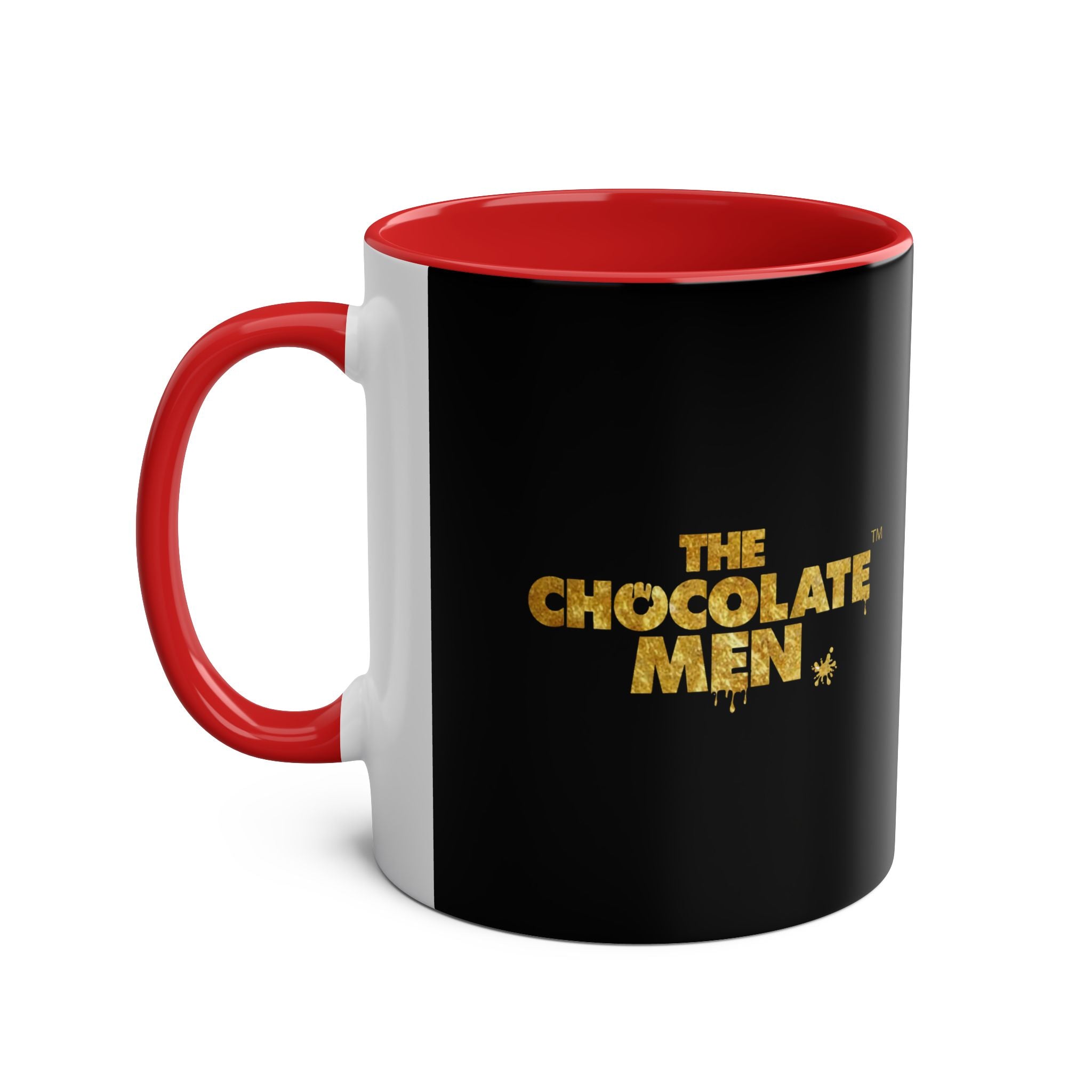 'The Chocolate Men Logo' Two - Tone Coffee Mug - 11oz - The Chocolate Men UK