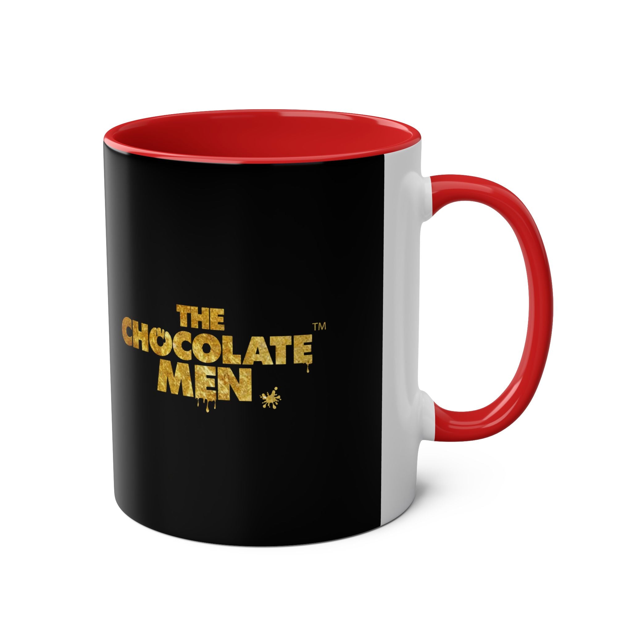 'The Chocolate Men Logo' Two - Tone Coffee Mug - 11oz - The Chocolate Men UK